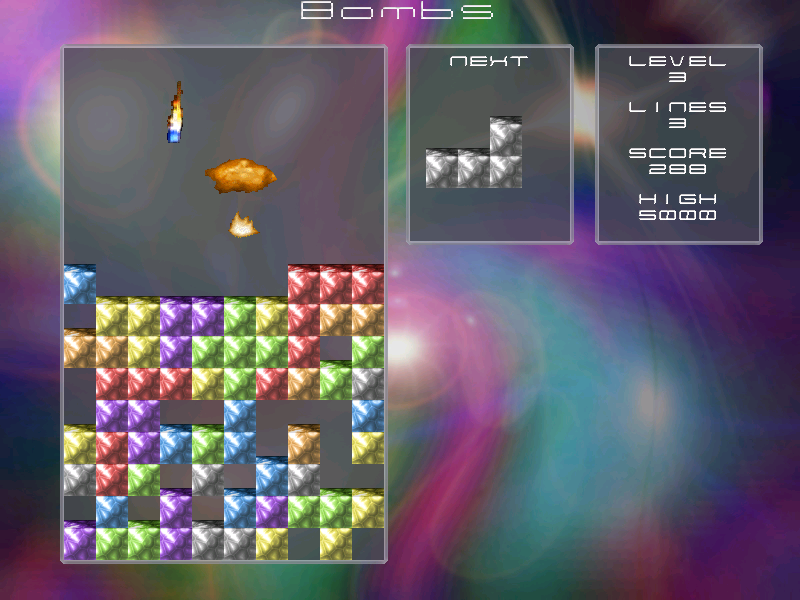 Screenshot of DXtris (Windows, 1999) MobyGames