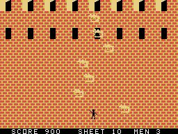 The Wall (TI-99/4A) screenshot: Level 10