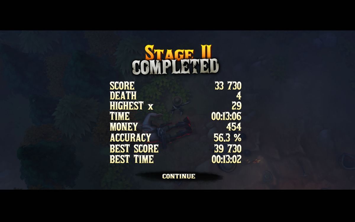 Wild Frontera (Windows) screenshot: Results for the second stage