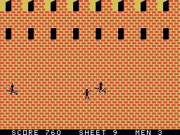 The Wall (TI-99/4A) screenshot: Level 9