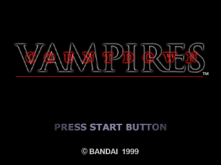 Countdown Vampires (PlayStation) screenshot: Title Screen