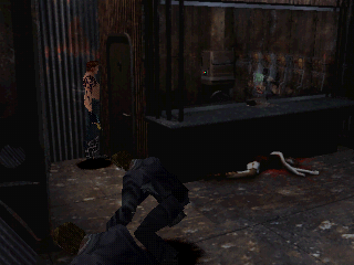 Countdown Vampires (PlayStation) screenshot: A safe place !