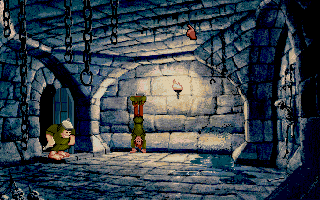 Curse of Enchantia (Amiga) screenshot: Help does though!