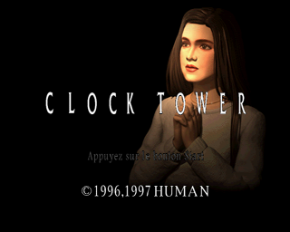 Clock Tower (PlayStation) screenshot: Title Screen