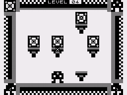 Alien Mind (ZX81) screenshot: Level 4