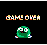 Puyo Puyo 2 (Neo Geo Pocket Color) screenshot: Game over!