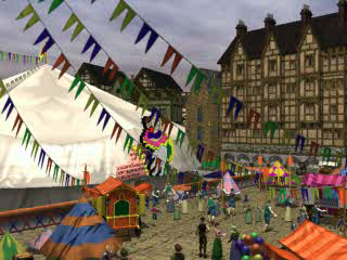 Kagero: Deception II (PlayStation) screenshot: Intro, circus