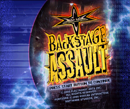 WCW Backstage Assault (PlayStation) screenshot: Title screen