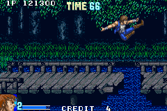 Double Dragon (Game Boy Advance) screenshot: The park