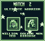 WWF Superstars (Game Boy) screenshot: Match two of four