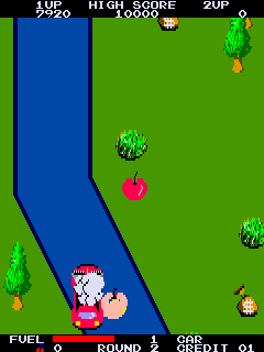 Munch Mobile (Arcade) screenshot: Crashing