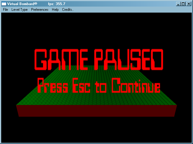 Virtual Bombard (Windows) screenshot: Beginning of the game