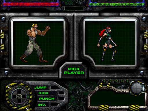 Skull Cracker (Macintosh) screenshot: Choosing you character