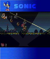 Sonic Advance (N-Gage) screenshot: Different level, same goals.