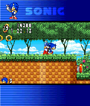 Sonic Advance (N-Gage) screenshot: The usual Sonic stuff, you know.