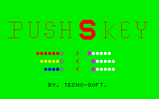 Snake & Snake (Sharp MZ-80K/700/800/1500) screenshot: Push S to start