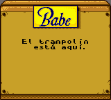 Babe and Friends (Game Boy Color) screenshot: Ferdinand can speak Spanish, oh yes.