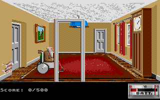 Grandad and The Quest for The Holey Vest (Atari ST) screenshot: The starting location