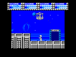 Quartet (Amstrad CPC) screenshot: Boss 1 of 2