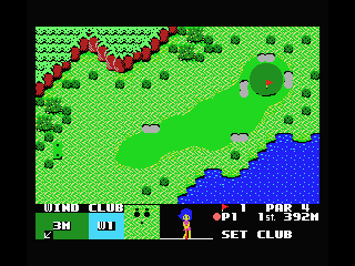 Queen's Golf (MSX) screenshot: Select a club