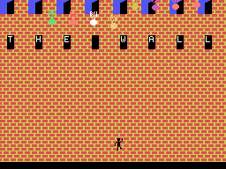 The Wall (TI-99/4A) screenshot: Title screen