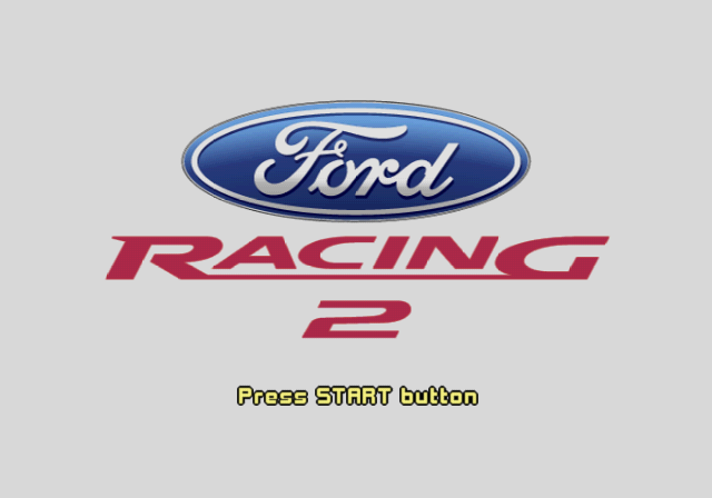 Ford Racing 2 (PlayStation 2) screenshot: Title screen.