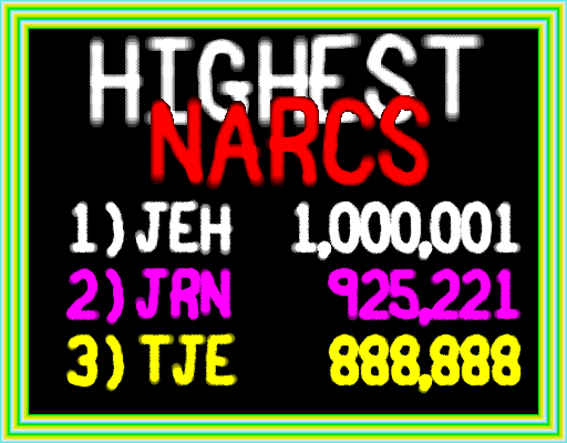 Screenshot of NARC (Arcade, 1989) - MobyGames