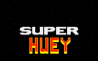 Super Huey UH-IX (Amiga) screenshot: Title screen