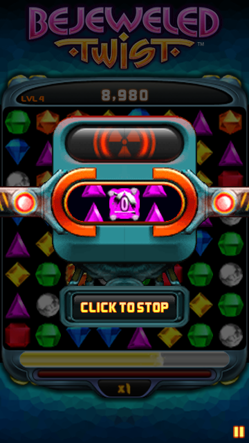 Bejeweled: Twist (J2ME) screenshot: Defusing the bomb