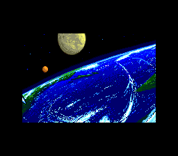 Lady Phantom (TurboGrafx CD) screenshot: In a galaxy far, far away...