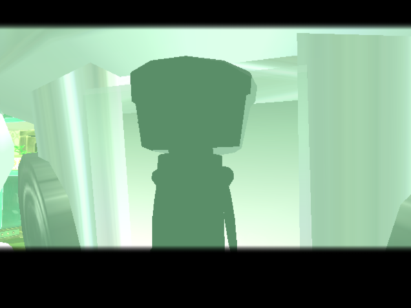 Chibi-Robo! Plug into Adventure! (GameCube) screenshot: Chibi Robo sees the light for the first time...