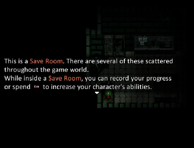 Mythos: The Beginning - Director's Cut (Windows) screenshot: Found a save room.