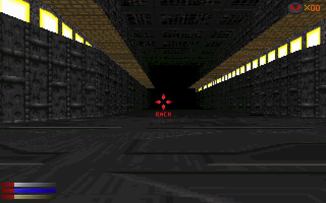 Radix: Beyond the Void (DOS) screenshot: Watch your back!
