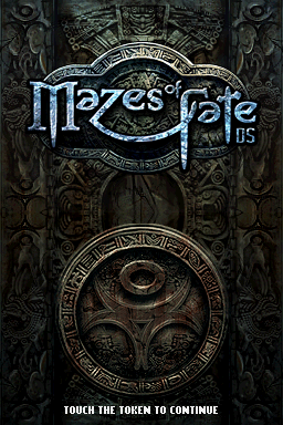 Mazes of Fate (Nintendo DS) screenshot: Title screen.