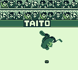 Hit the Ice: The Video Hockey League (Game Boy) screenshot: They are trying for a super shot.