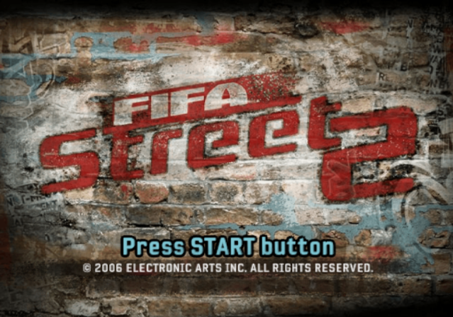 FIFA Street 2 (PlayStation 2) screenshot: Title screen.