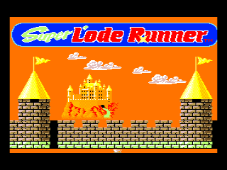 Screenshot Of Super Lode Runner Msx Mobygames