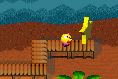 Ms. Pac-Man Maze Madness (Game Boy Advance) screenshot: Star.