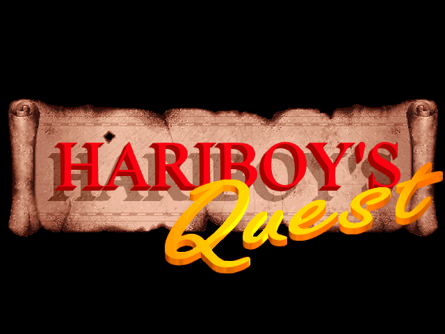Hariboy's Quest (DOS) screenshot: Title screen