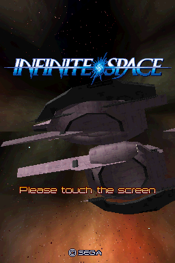 Infinite Space (Nintendo DS) screenshot: Title screen.