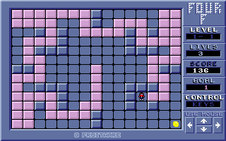 Four-F (Atari ST) screenshot: Only one fruit left