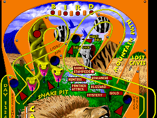 Epic Pinball: The Complete Collection (DOS) screenshot: Top part