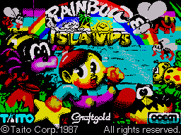 Rainbow Islands (ZX Spectrum) screenshot: Loading Screen