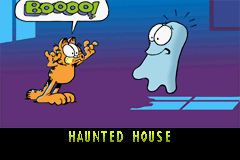 Garfield and his Nine Lives (Game Boy Advance) screenshot: Scary cat