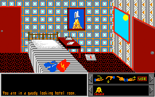 Sex Olympics (Atari ST) screenshot: Starting location