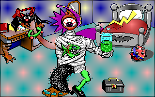 Spooky Kooky Monster Maker (DOS) screenshot: Monster 2