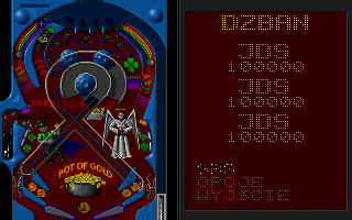 Fliper (DOS) screenshot: Polish Dzban Table