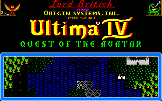 Ultima IV: Quest of the Avatar (Amiga) screenshot: Title screen