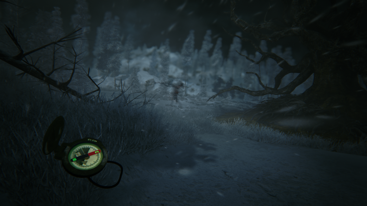 Kholat (Windows) screenshot: Walking with compass