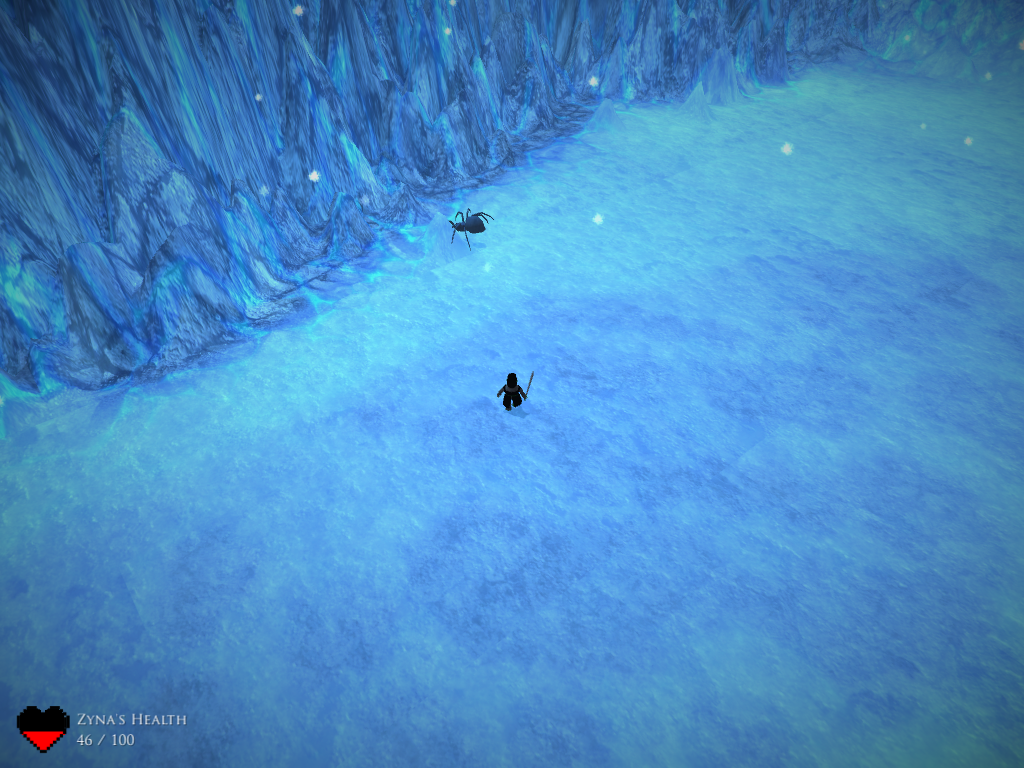 Accursed (Windows) screenshot: An ice spider